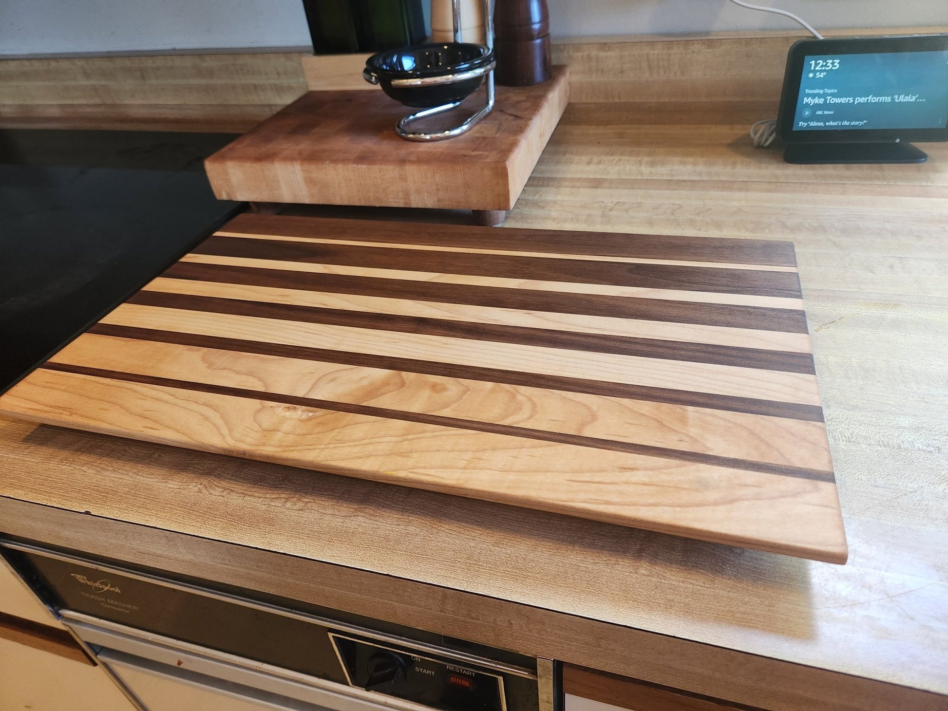 Lines and Angles Cutting Board - Sylvestrian Designs LLC